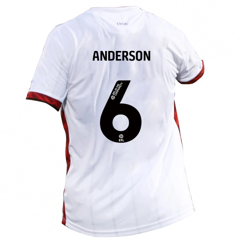 Danxen Homem Camisola Max Anderson #6 Branco Vermelho Preto Alternativa 2025/26 Camisa Brasil