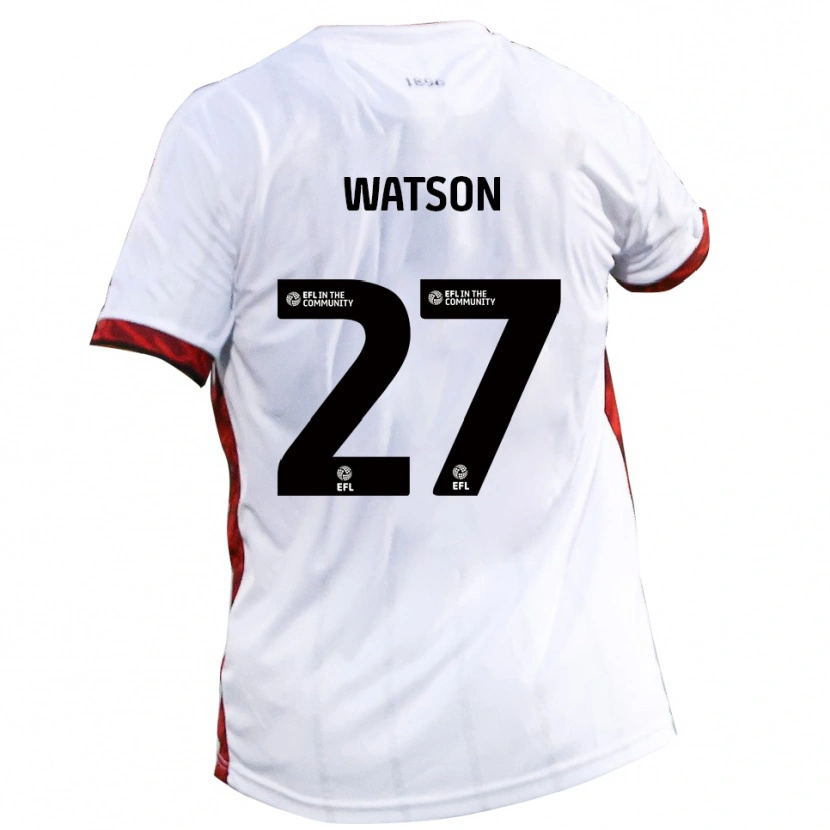 Danxen Homem Camisola Louie Watson #27 Branco Vermelho Preto Alternativa 2025/26 Camisa Brasil