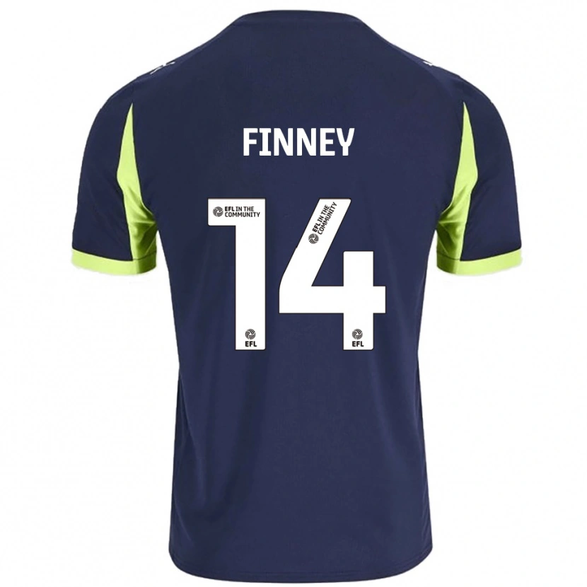 Danxen Homem Camisola Charlie Finney #14 Azul Marinho Verde Fluorescente Alternativa 2025/26 Camisa Brasil
