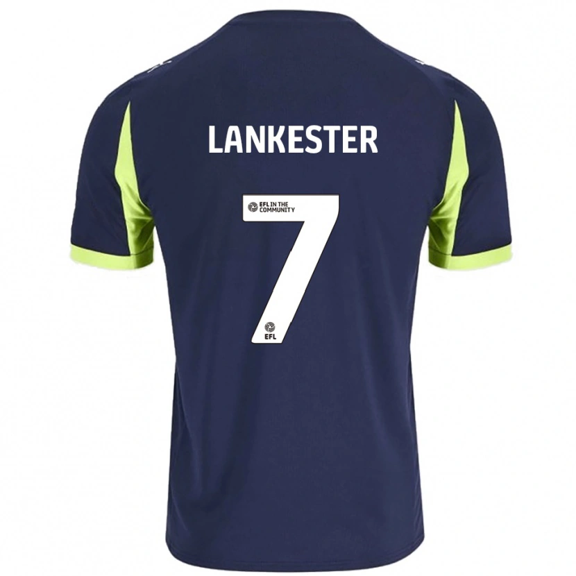 Danxen Homem Camisola Jack Lankester #7 Azul Marinho Verde Fluorescente Alternativa 2025/26 Camisa Brasil
