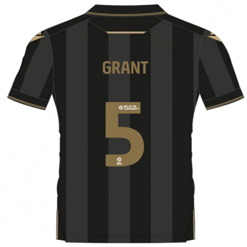 Danxen Homem Camisola Nayan Grant #5 Preto Dourado Alternativa 2025/26 Camisa Brasil