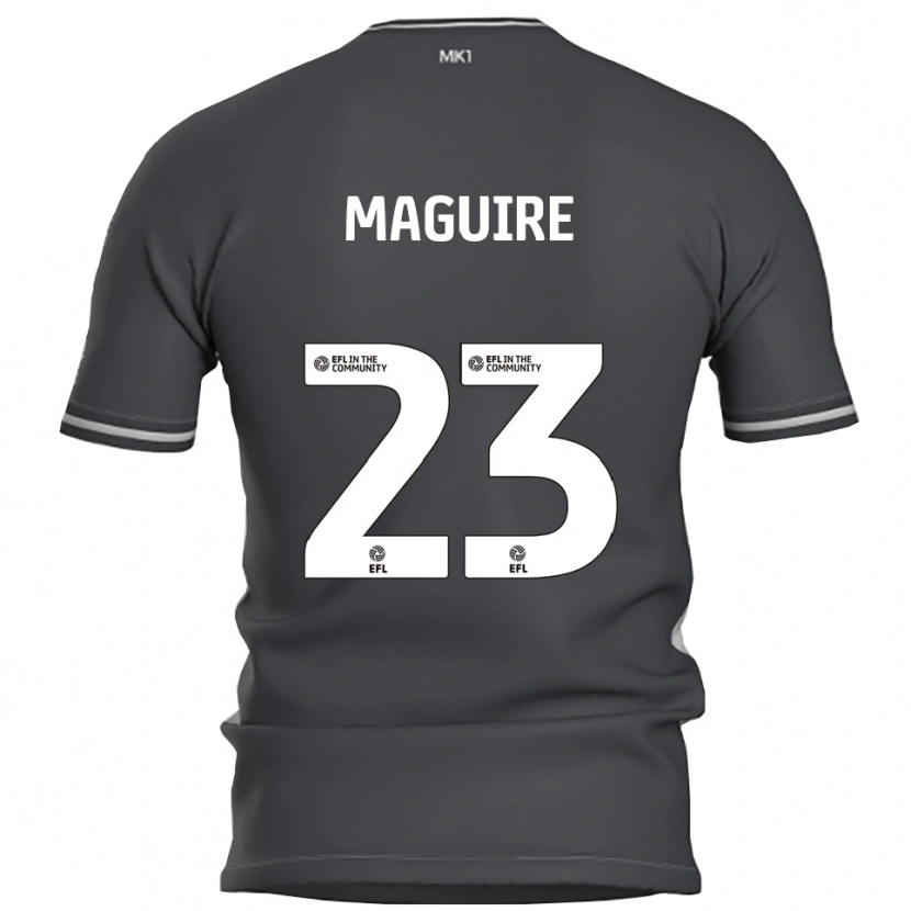 Danxen Homem Camisola Laurence Maguire #23 Cinza Prata Alternativa 2025/26 Camisa Brasil