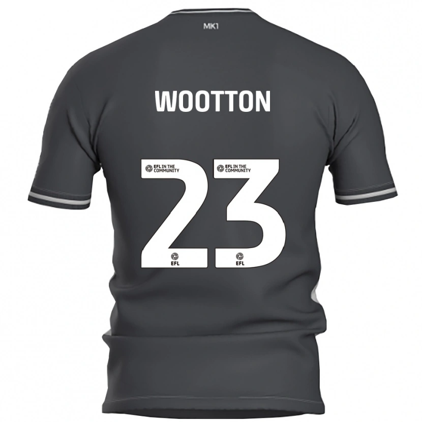 Danxen Homem Camisola Sydney Wootton #23 Cinza Prata Alternativa 2025/26 Camisa Brasil