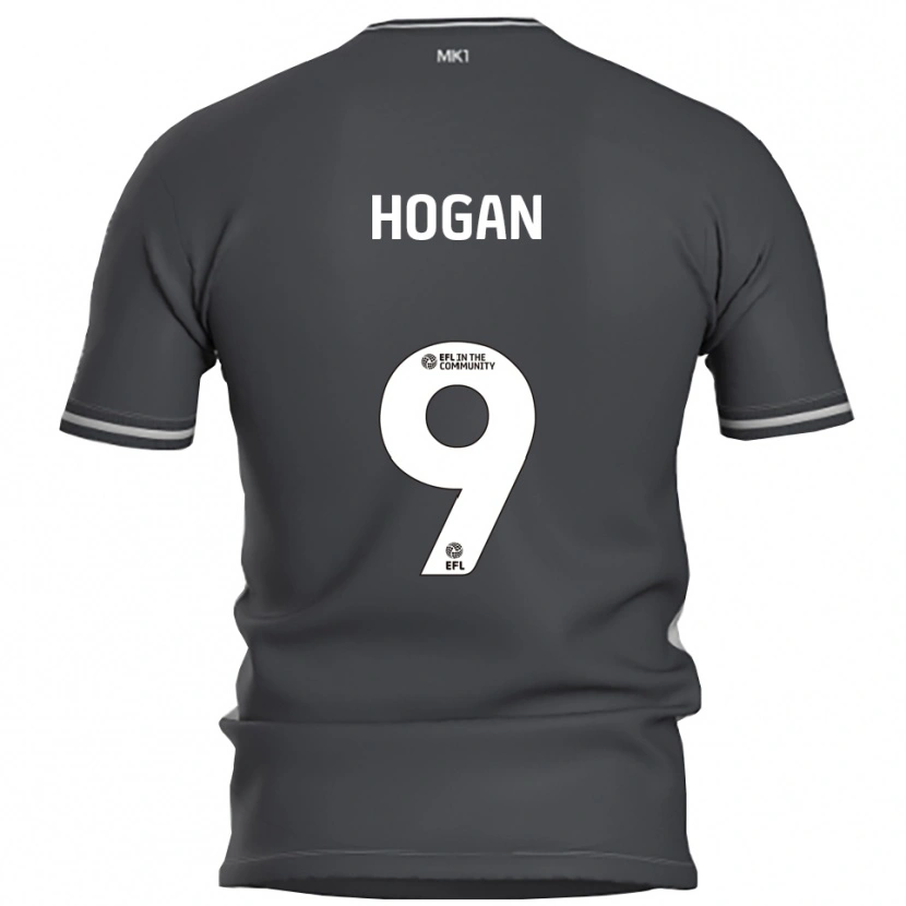 Danxen Homem Camisola Scott Hogan #9 Cinza Prata Alternativa 2025/26 Camisa Brasil