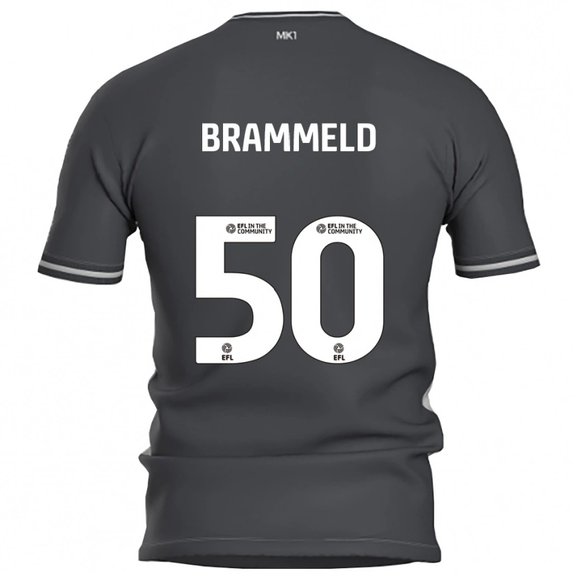 Danxen Homem Camisola Michael Brammeld #50 Cinza Prata Alternativa 2025/26 Camisa Brasil