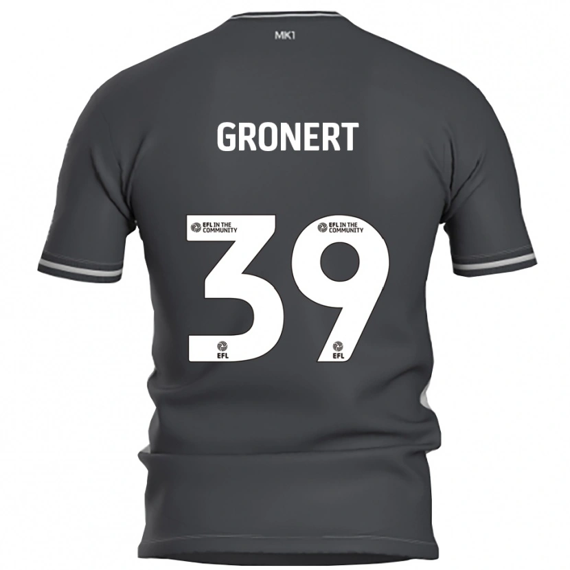 Danxen Homem Camisola Alex Gronert #39 Cinza Prata Alternativa 2025/26 Camisa Brasil