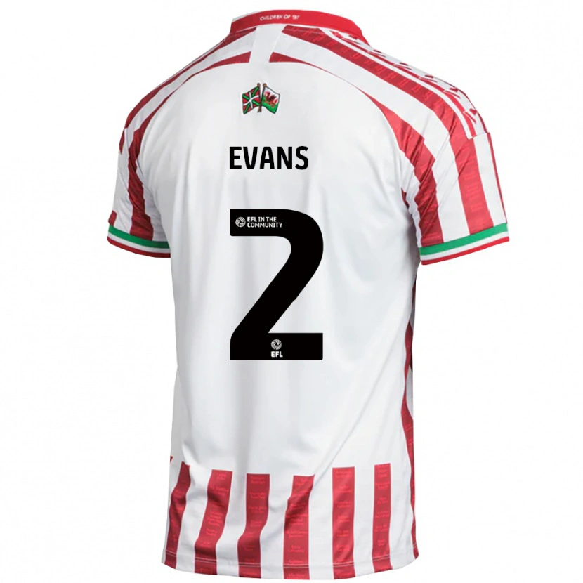 Danxen Homem Camisola Cameron Evans #2 Vermelho Branco Alternativa 2025/26 Camisa Brasil
