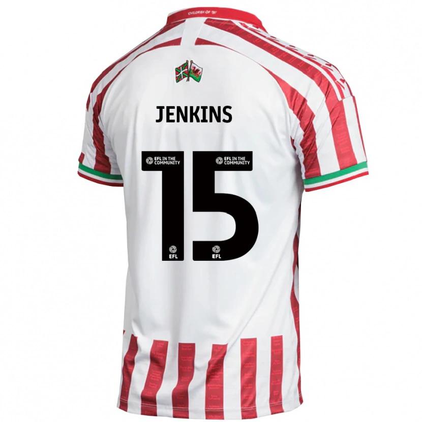 Danxen Homem Camisola Lee Jenkins #15 Vermelho Branco Alternativa 2025/26 Camisa Brasil