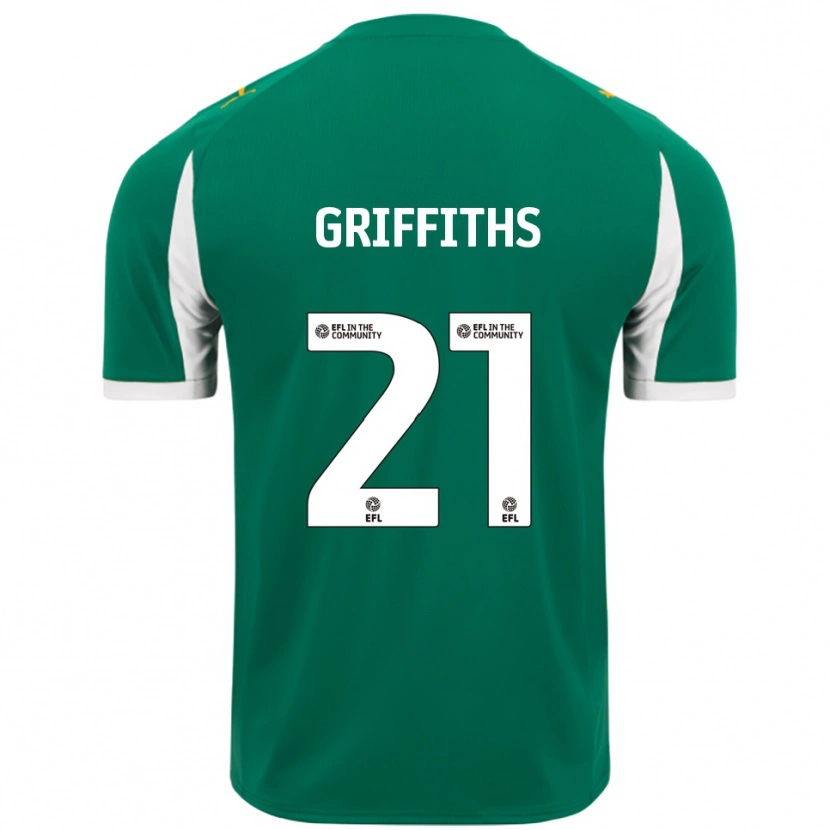 Danxen Homem Camisola Harry Griffiths #21 Verde Branco Alternativa 2025/26 Camisa Brasil
