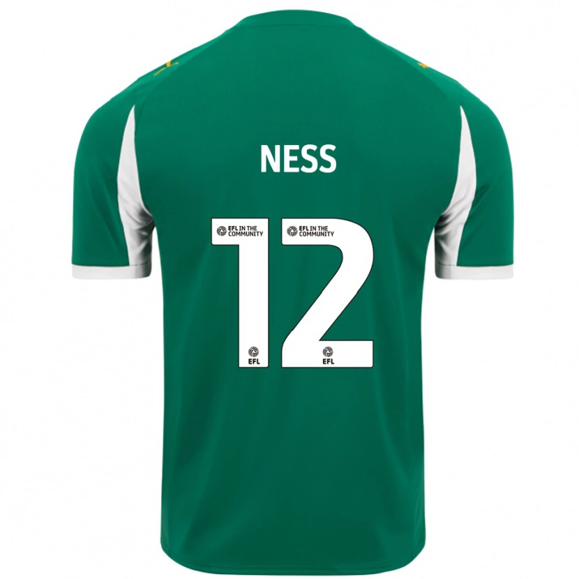 Danxen Homem Camisola Lucas Ness #12 Verde Branco Alternativa 2025/26 Camisa Brasil