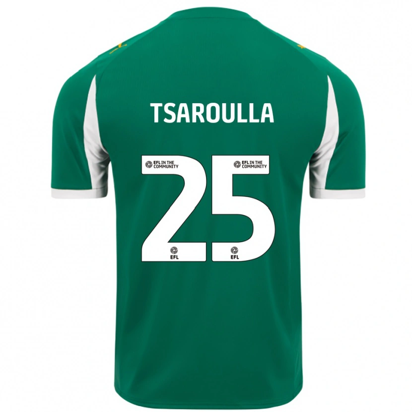 Danxen Homem Camisola Nick Tsaroulla #25 Verde Branco Alternativa 2025/26 Camisa Brasil