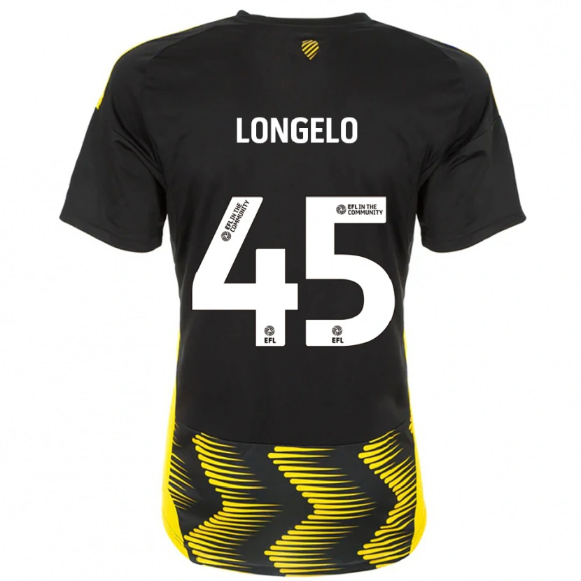 Danxen Homem Camisola Rosaire Longelo #45 Preto Amarelo Alternativa 2025/26 Camisa Brasil