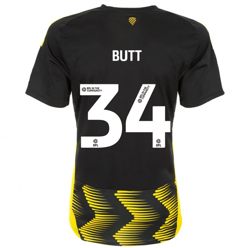 Danxen Homem Camisola Ruben Butt #34 Preto Amarelo Alternativa 2025/26 Camisa Brasil
