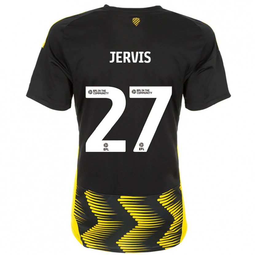 Danxen Homem Camisola Lizzie Jervis #27 Preto Amarelo Alternativa 2025/26 Camisa Brasil