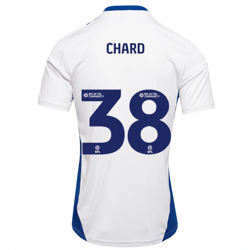 Danxen Homem Camisola Harry Chard #38 Branco Azul Alternativa 2025/26 Camisa Brasil