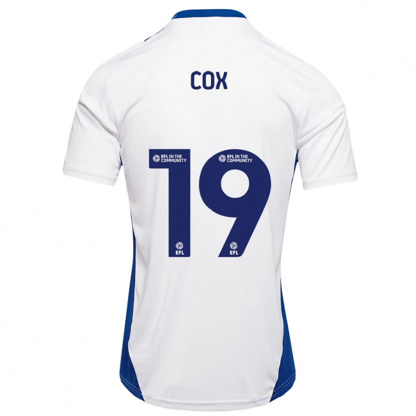 Danxen Homem Camisola Hannah Cox #19 Branco Azul Alternativa 2025/26 Camisa Brasil