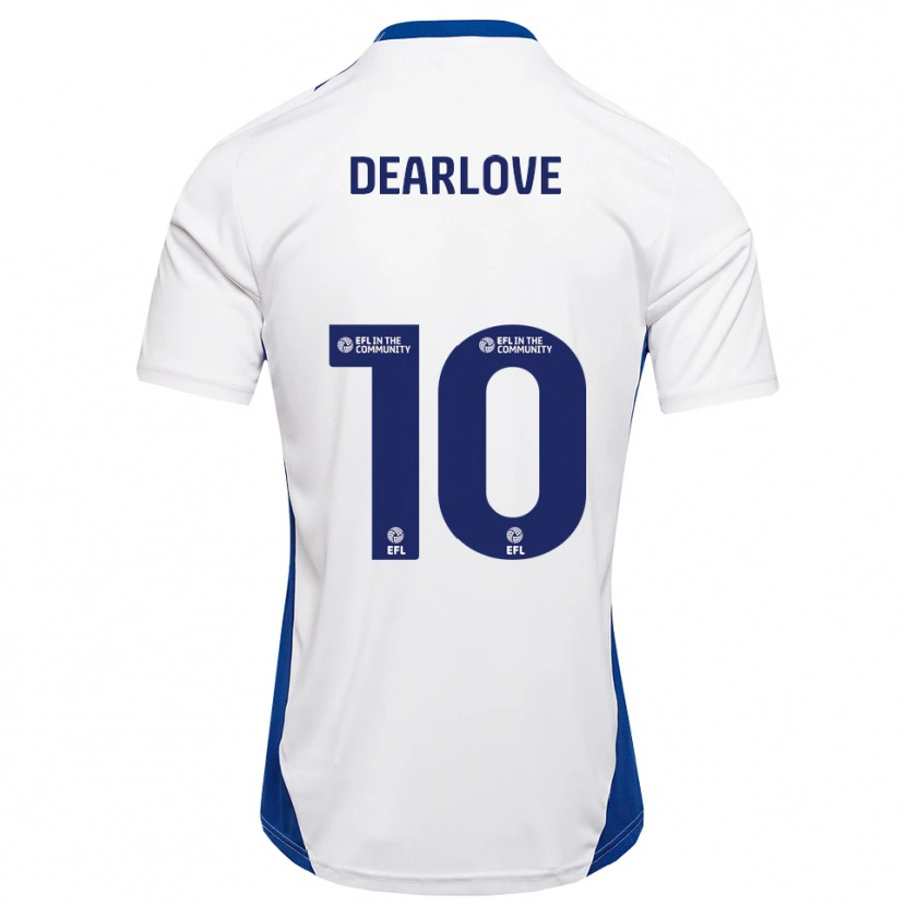 Danxen Homem Camisola Poppy Dearlove #10 Branco Azul Alternativa 2025/26 Camisa Brasil