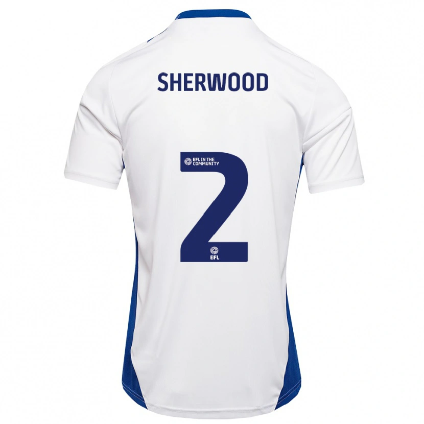 Danxen Homem Camisola Katie Sherwood #2 Branco Azul Alternativa 2025/26 Camisa Brasil