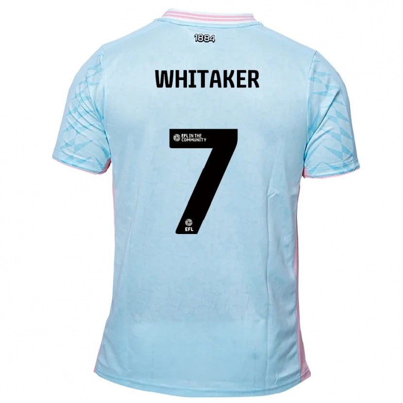Danxen Homem Camisola Charlie Whitaker #7 Azul Celeste Rosa Alternativa 2025/26 Camisa Brasil