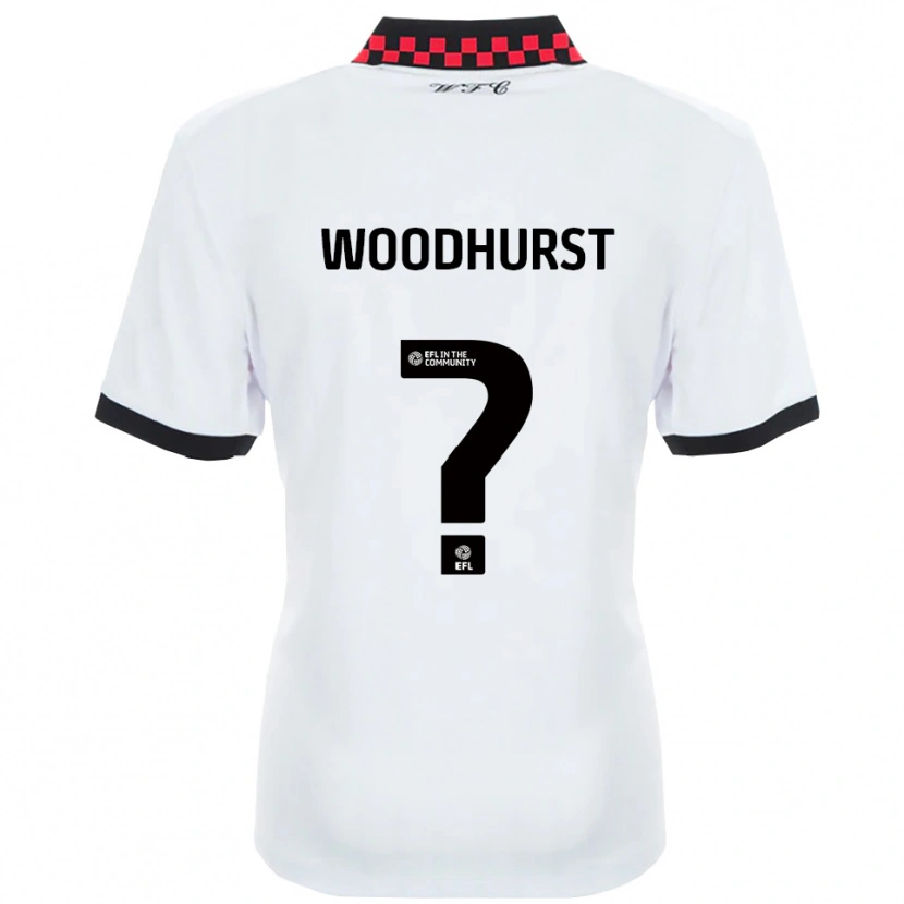 Danxen Homem Camisola Gurj Woodhurst #0 Branco Preto Alternativa 2025/26 Camisa Brasil