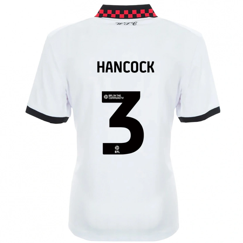 Danxen Homem Camisola Mason Hancock #3 Branco Preto Alternativa 2025/26 Camisa Brasil