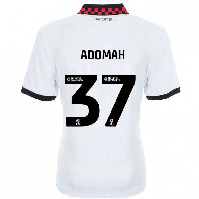 Danxen Homem Camisola Albert Adomah #37 Branco Preto Alternativa 2025/26 Camisa Brasil