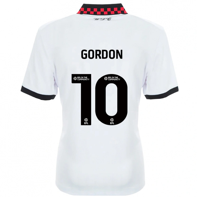 Danxen Homem Camisola Josh Gordon #10 Branco Preto Alternativa 2025/26 Camisa Brasil
