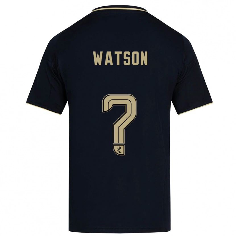 Danxen Homem Camisola Kai Watson #0 Azul Marinho Dourado Alternativa 2025/26 Camisa Brasil