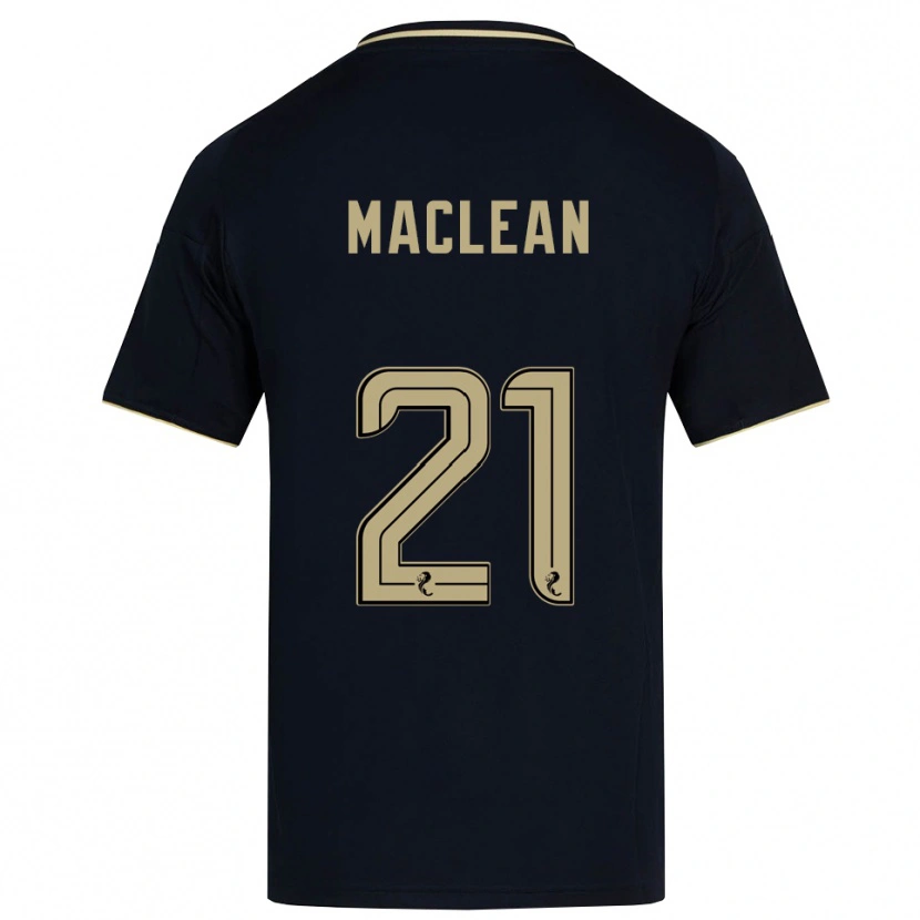 Danxen Homem Camisola Miriam Maclean #21 Azul Marinho Dourado Alternativa 2025/26 Camisa Brasil