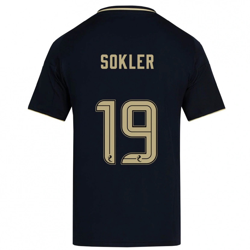 Danxen Homem Camisola Ester Sokler #19 Azul Marinho Dourado Alternativa 2025/26 Camisa Brasil