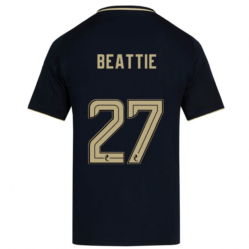 Danxen Homem Camisola Kerry Beattie #27 Azul Marinho Dourado Alternativa 2025/26 Camisa Brasil