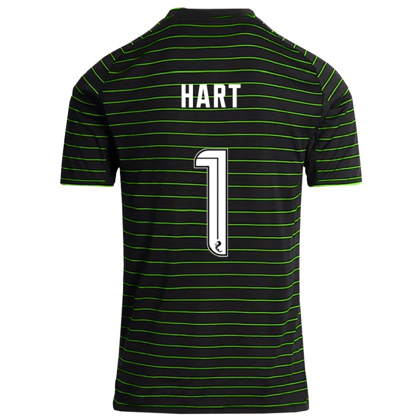 Danxen Homem Camisola Joe Hart #1 Preto Verde Alternativa 2025/26 Camisa Brasil