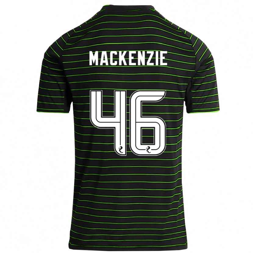 Danxen Homem Camisola Magnus Mackenzie #46 Preto Verde Alternativa 2025/26 Camisa Brasil