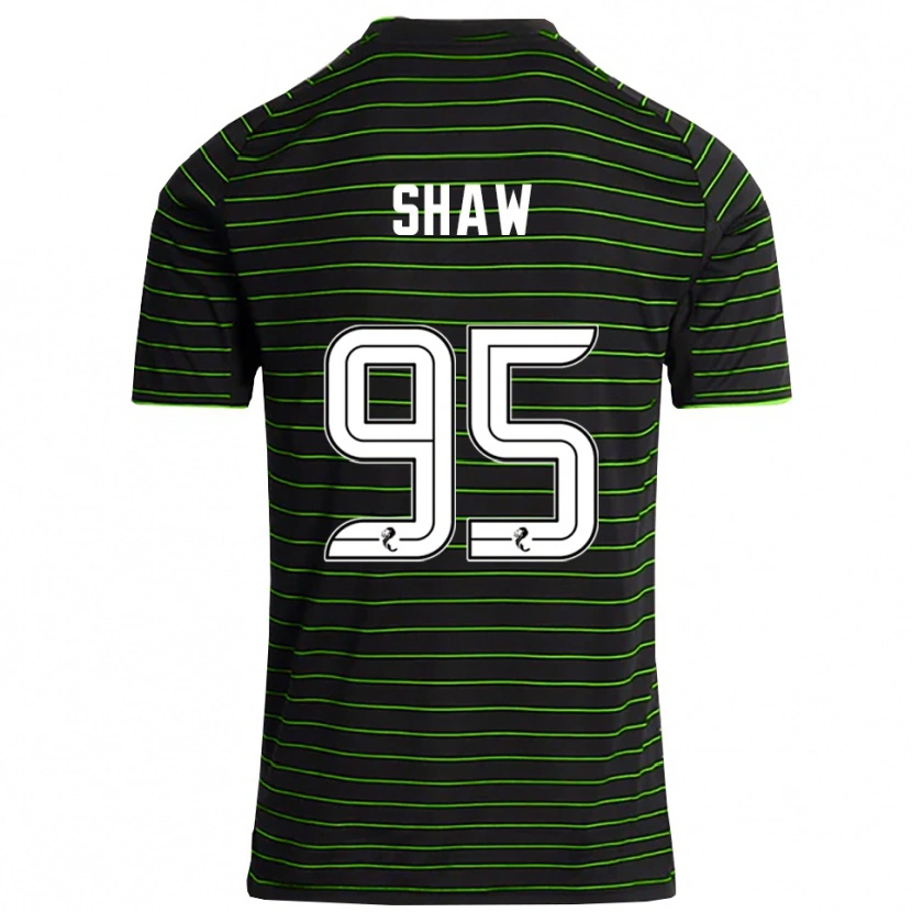 Danxen Homem Camisola Corey Shaw #95 Preto Verde Alternativa 2025/26 Camisa Brasil