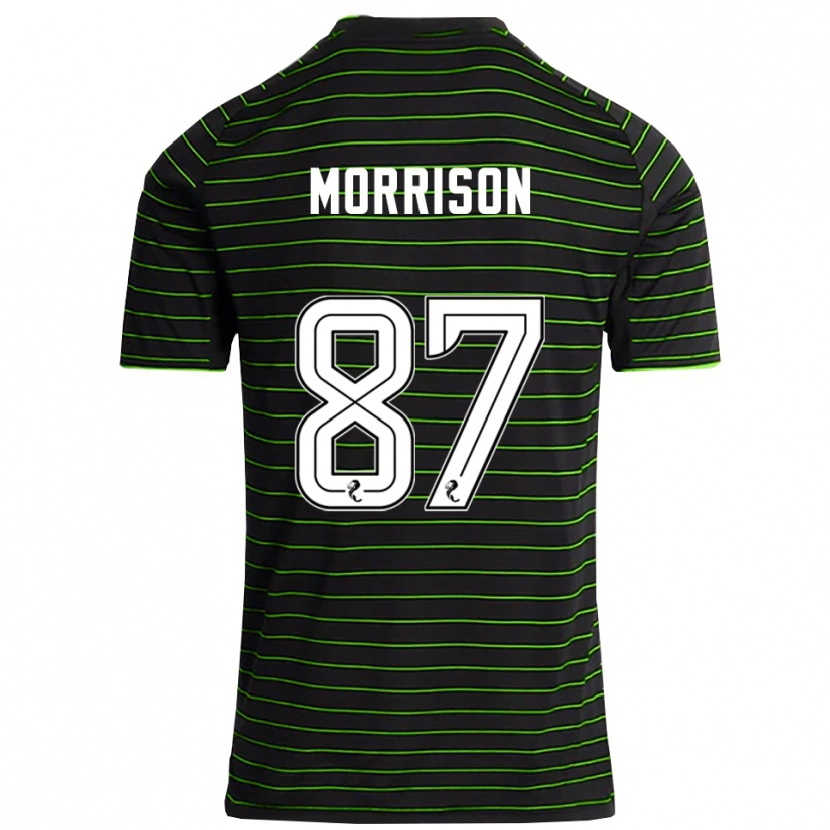 Danxen Homem Camisola Joe Morrison #87 Preto Verde Alternativa 2025/26 Camisa Brasil