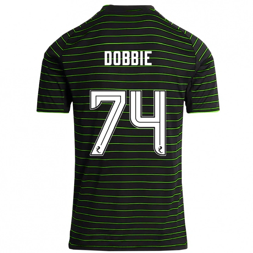 Danxen Homem Camisola Lewis Dobbie #74 Preto Verde Alternativa 2025/26 Camisa Brasil