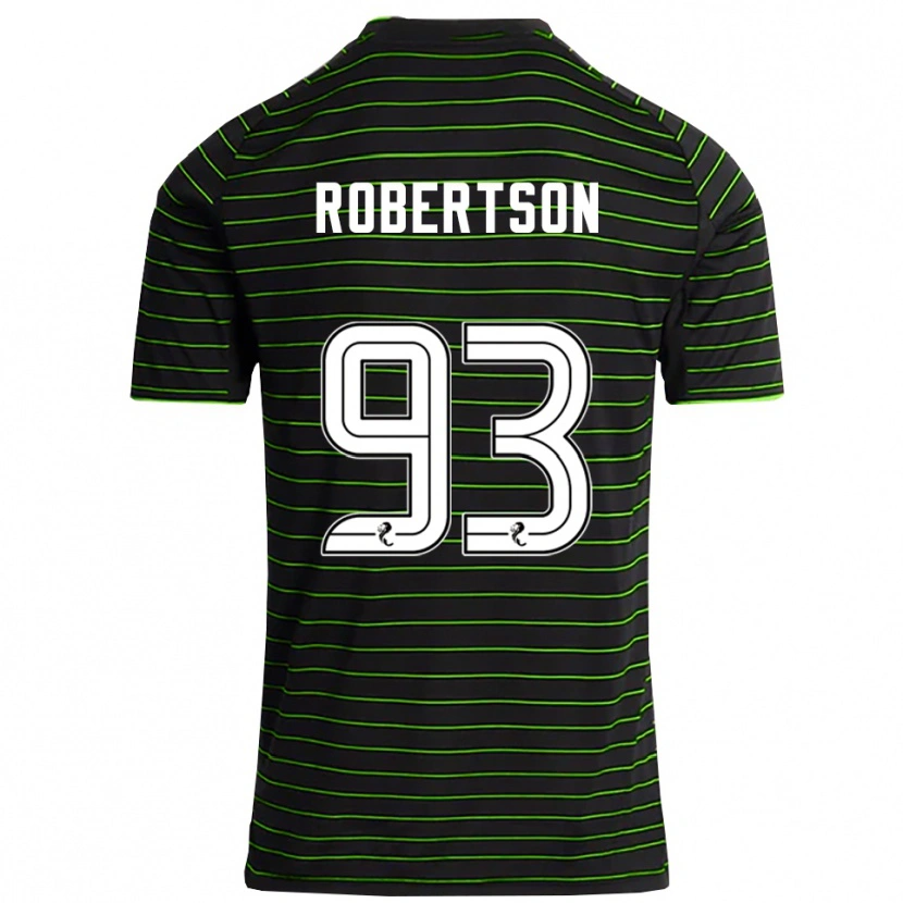Danxen Homem Camisola Mitchell Robertson #93 Preto Verde Alternativa 2025/26 Camisa Brasil