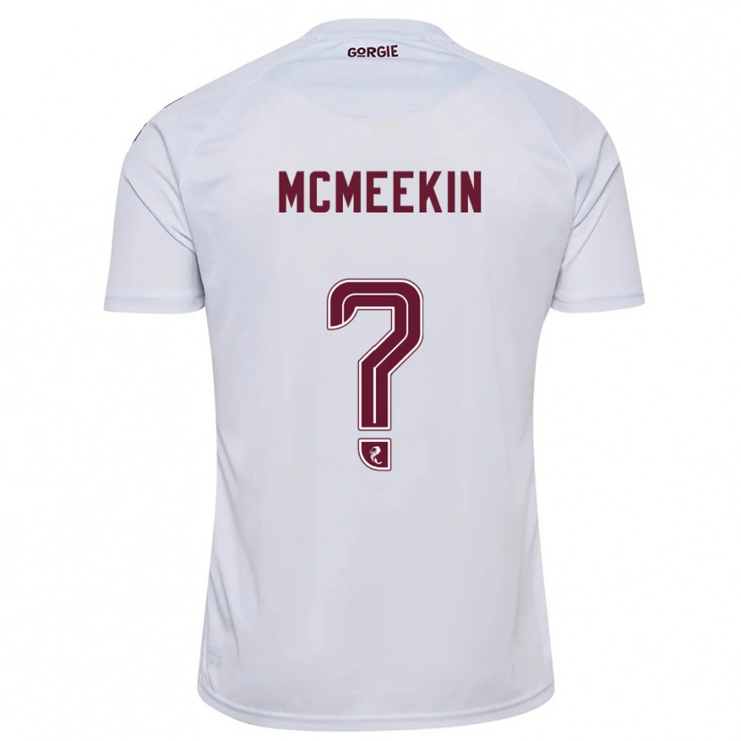 Danxen Homem Camisola Keir Mcmeekin #0 Branco Vinho Alternativa 2025/26 Camisa Brasil