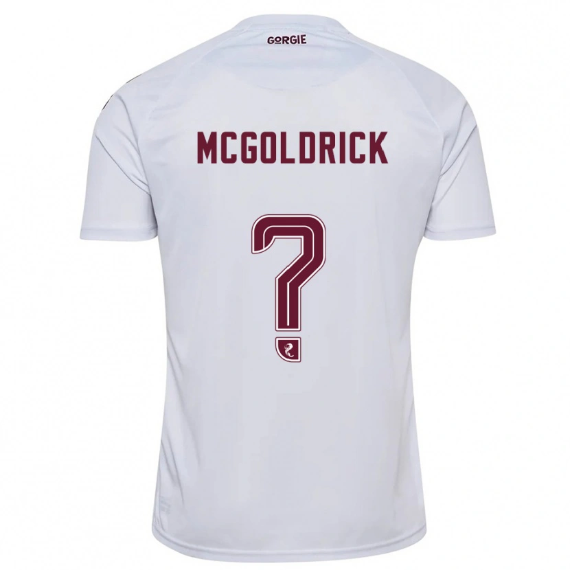 Danxen Homem Camisola Zac Mcgoldrick #0 Branco Vinho Alternativa 2025/26 Camisa Brasil