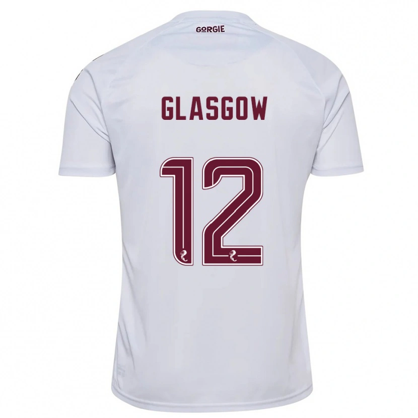 Danxen Homem Camisola Euan Glasgow #12 Branco Vinho Alternativa 2025/26 Camisa Brasil