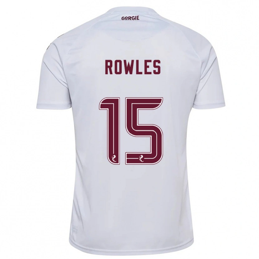 Danxen Homem Camisola Kye Rowles #15 Branco Vinho Alternativa 2025/26 Camisa Brasil
