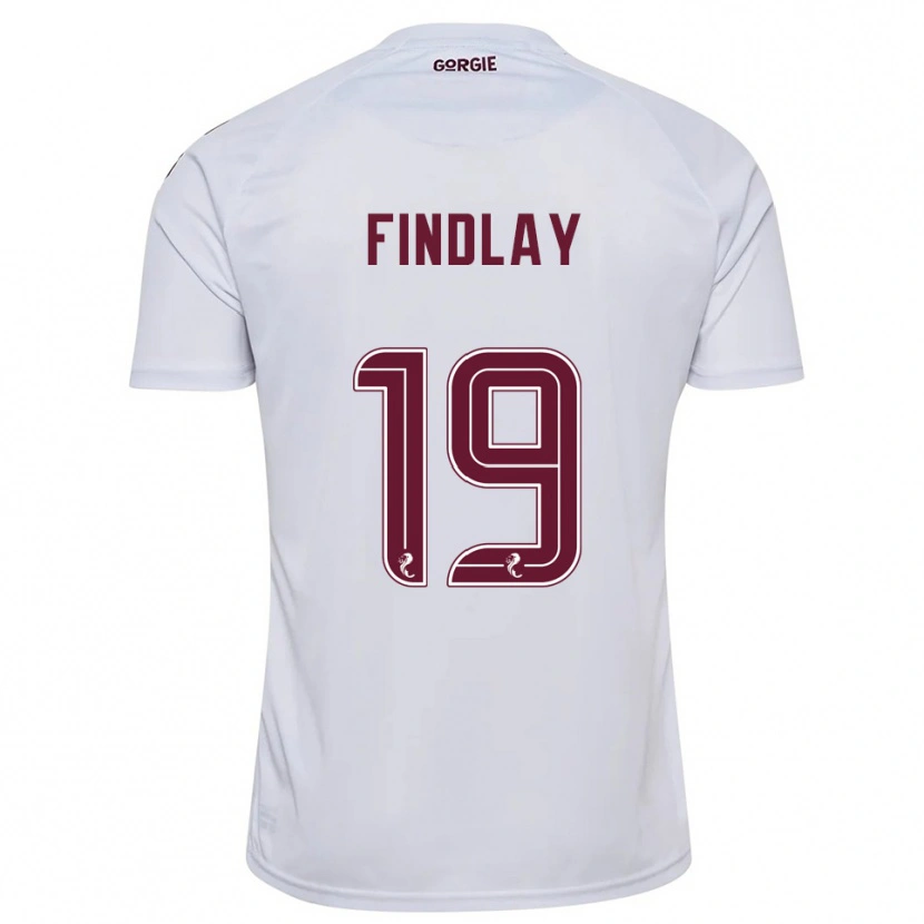 Danxen Homem Camisola Stuart Findlay #19 Branco Vinho Alternativa 2025/26 Camisa Brasil