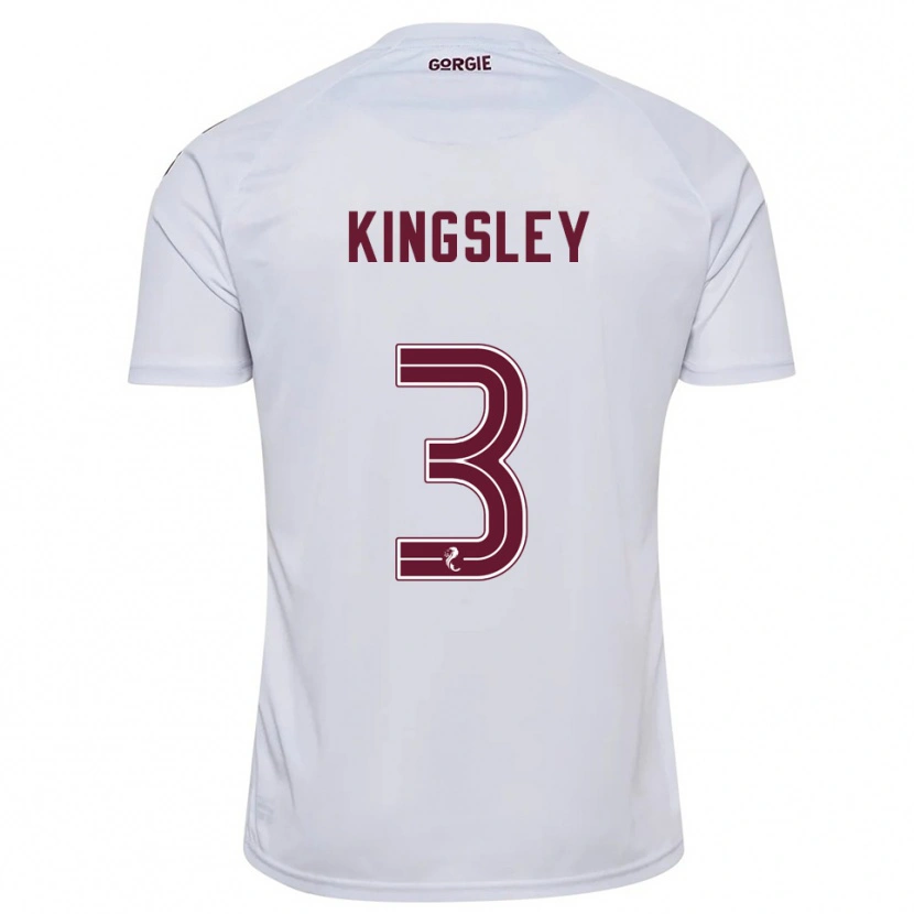 Danxen Homem Camisola Stephen Kingsley #3 Branco Vinho Alternativa 2025/26 Camisa Brasil
