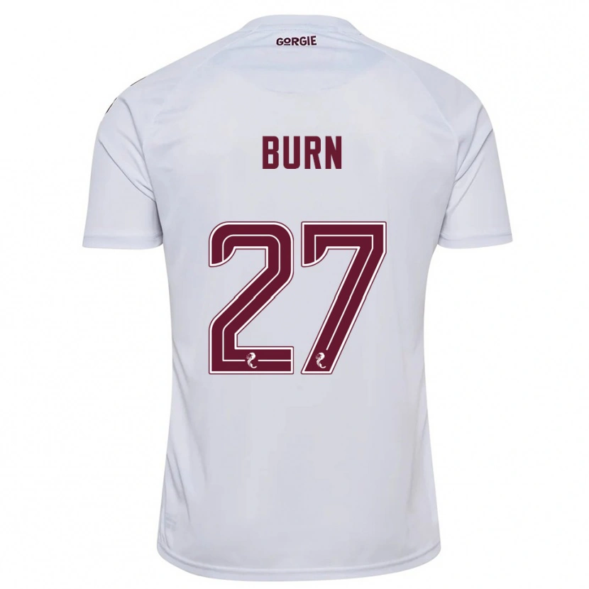 Danxen Homem Camisola Gregor Burn #27 Branco Vinho Alternativa 2025/26 Camisa Brasil