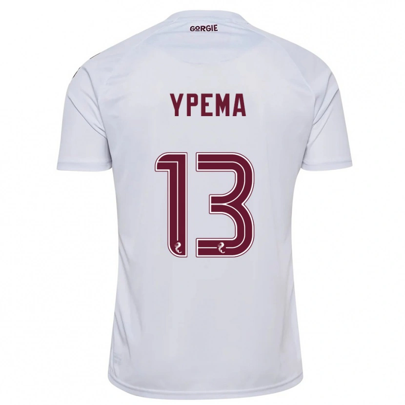Danxen Homem Camisola Danique Ypema #13 Branco Vinho Alternativa 2025/26 Camisa Brasil