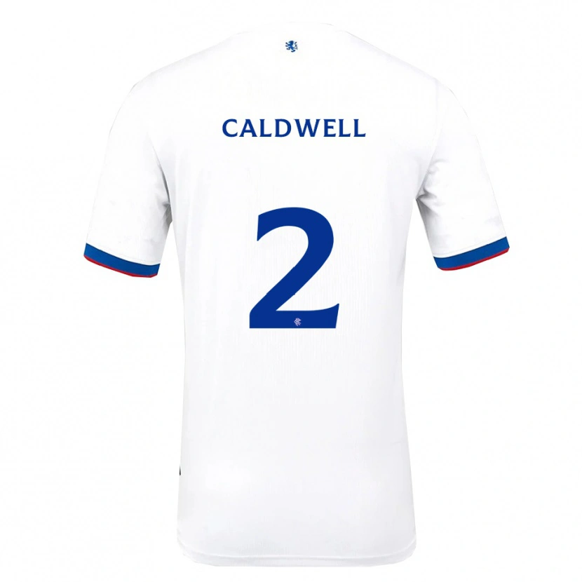 Danxen Homem Camisola Jack Caldwell #2 Branco Vermelho Azul Alternativa 2025/26 Camisa Brasil