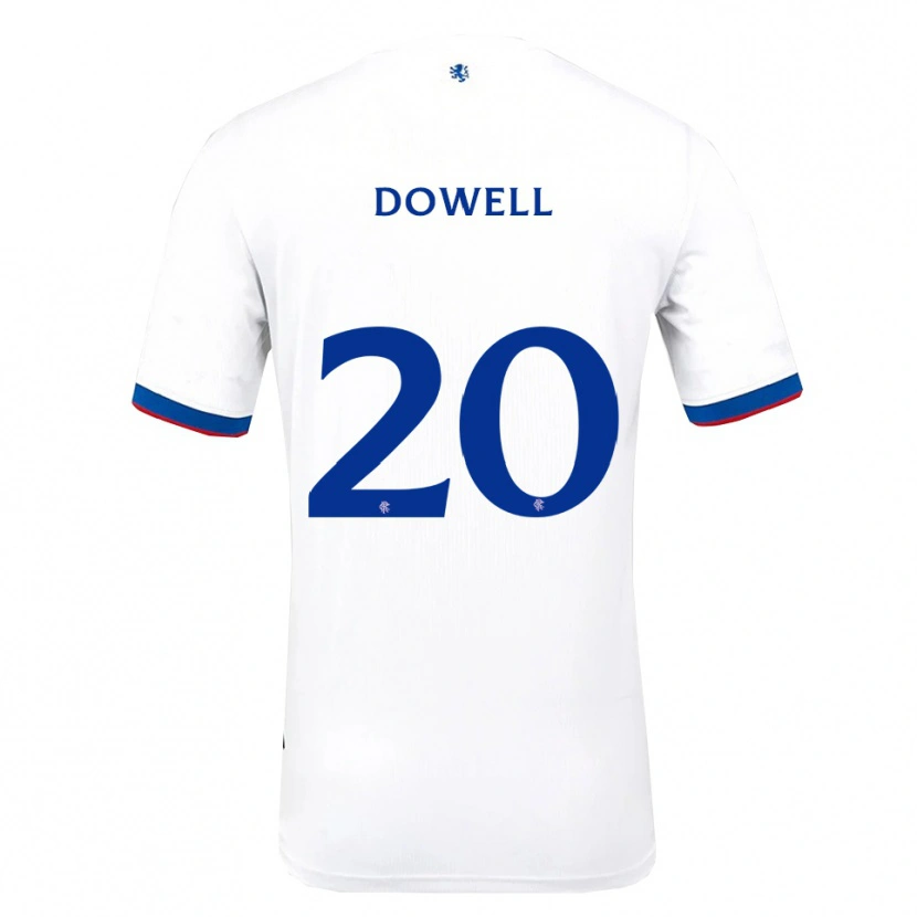 Danxen Homem Camisola Kieran Dowell #20 Branco Vermelho Azul Alternativa 2025/26 Camisa Brasil