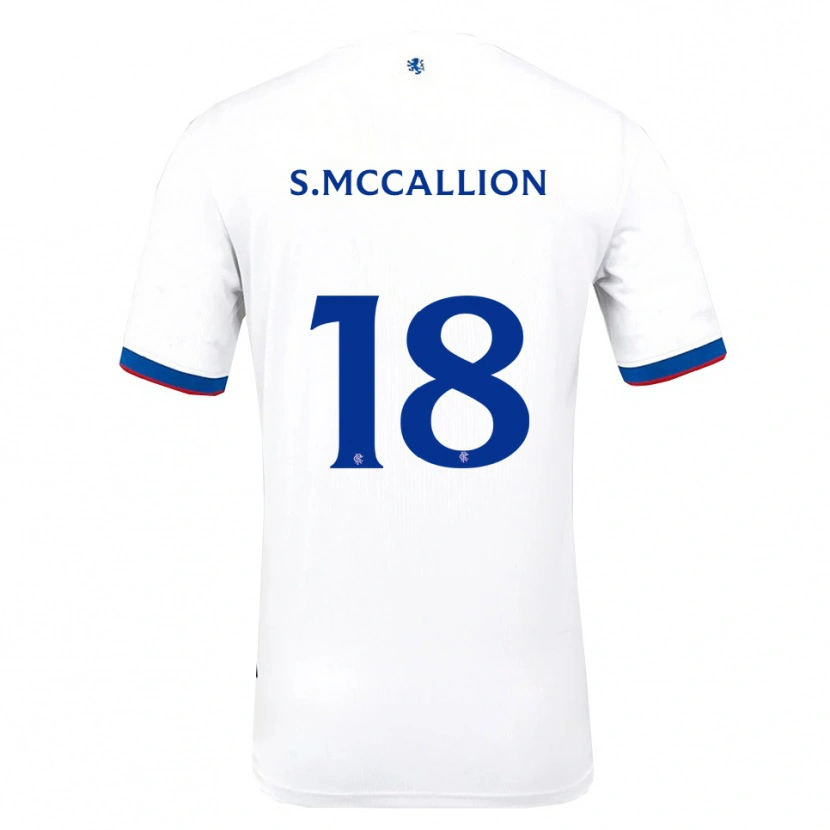 Danxen Homem Camisola Stuart Mccallion #18 Branco Vermelho Azul Alternativa 2025/26 Camisa Brasil
