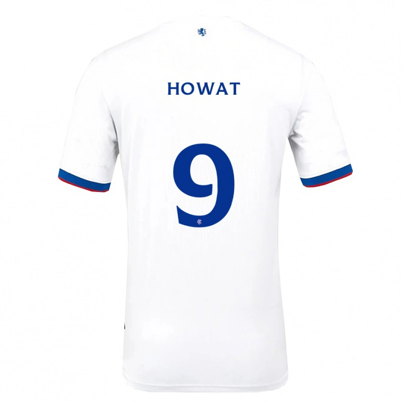 Danxen Homem Camisola Kirsty Howat #9 Branco Vermelho Azul Alternativa 2025/26 Camisa Brasil