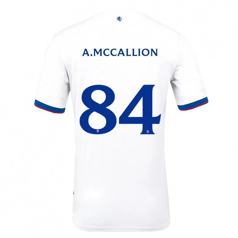 Danxen Homem Camisola Aiden Mccallion #84 Branco Vermelho Azul Alternativa 2025/26 Camisa Brasil